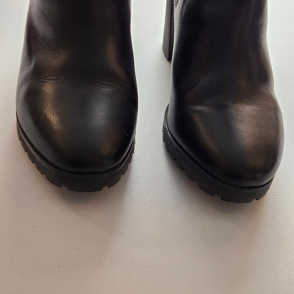 Timberland Allington Women’s Chelsea Black Leather Ankle Boots Sz 9 - Picture 5 of 9